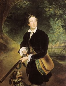 Portræt af Aleksej Konstantinovitj Tolstoj af Karl Bryullov