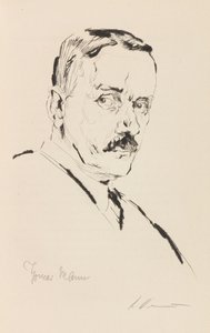 Portræt af Thomas Mann 1875-1955, 1924. af Karl Dannemann