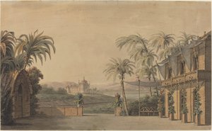 Tyrkisk Scenedesign af Karl Ferdinand Langhans