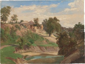 Ved Pedernales-floden af Karl Friedrich Hermann Lungkwitz