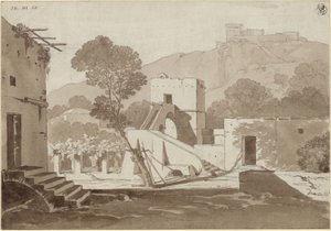 Bondegård nær Anacapri af Karl Friedrich Schinkel