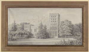 Berlin. Kavalérhuset på Påfugleøen. Udsigt af Karl Friedrich Schinkel