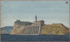Katedralen i Piran i Istrien af Karl Friedrich Schinkel