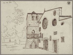 San Giusto-katedralen i Trieste af Karl Friedrich Schinkel