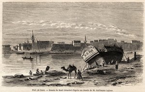 Havnen i Suez af Karl Girardet