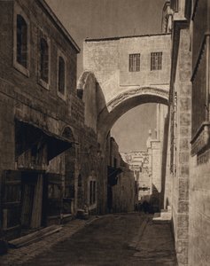 Jerusalem, Ecce Homo-Arch (s/h foto) af Karl Grober