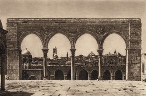Jerusalem, Templets sted (s/h foto) af Karl Grober