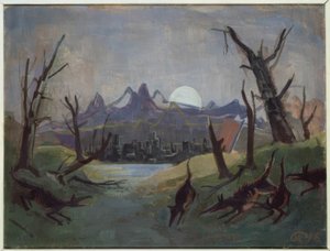 Ond nat af Karl Hofer