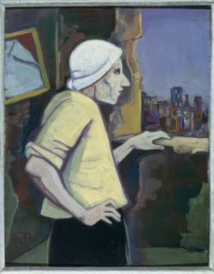 Kvinde ved vinduet af Karl Hofer