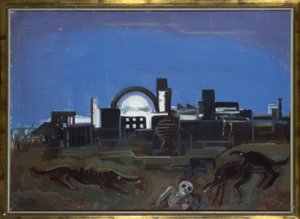 Industriarbejde af Karl Hofer