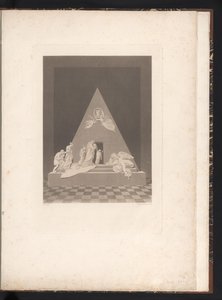Forfra af begravelsesmonumentet Begravelsesmonument for Maria Christina, ærkehertuginde af Østrig, i Augustinerkirche i Wien (serietitel) af Karl Joseph Aloys Agricola