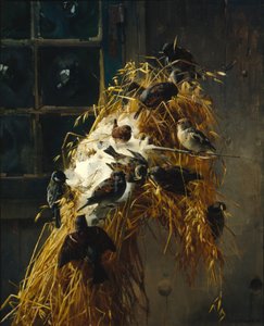 Juleskær med fugle af Karl K. Uchermann