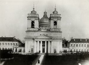 Treenighedskatedralen i Saint Alexander Nevsky Lavra i Sankt Petersborg, 1910