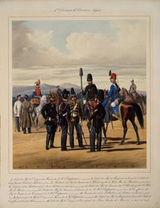 Første lette kavaleridivision, 1867 af Karl Karlovich Piratsky