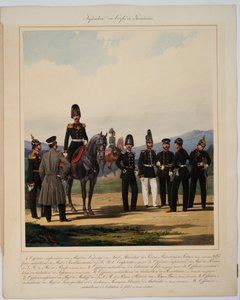 Infanteri af det russiske kejserlige grenaderkorps, 1867 af Karl Karlovich Piratsky