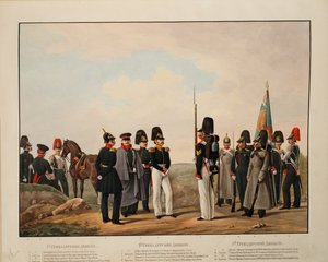 Russiske 1., 2. og 3. grenaderdivision, 1845-1855 af Karl Karlovich Piratsky