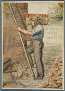 Brick Layer, 1864 (wc over sort medieundertegning)