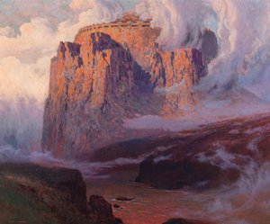 Valhalla, før 1911 (olie på lærred) af Karl Ludwig Prinz