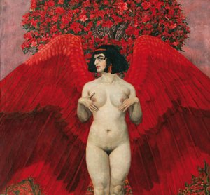 Rød engel, 1902 af Karl Mediz