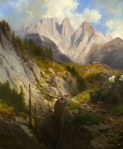 Bjergscene i Tyrol