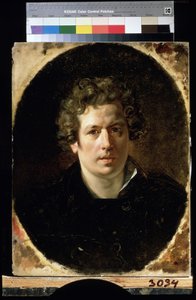""Selvportræt"" Maleri af Karl Pavlovich Briullov (Bryullov) (1799-1852) omkring 1833 Statens Russiske Museum Sankt Petersborg af Karl Pavlovich Bryullov