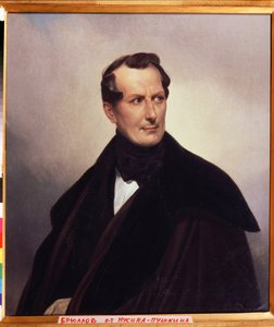 "Portrait du tsomte Vladimir Musin-Pushkin (Musin Pushkin) (1798-1854)"" Peinture de Karl Bryulov (Bryulov) (1799-1852) 1838 State Art Museum, Yaroslavl af Karl Pavlovich Bryullov