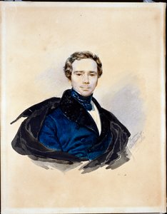 Portræt af Feodor, Prins Galitzine af Karl Pavlovich Bryullov