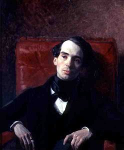 Portræt af forfatteren, A. N. Strougovschikoff (1808-78) af Karl Pavlovich Bryullov