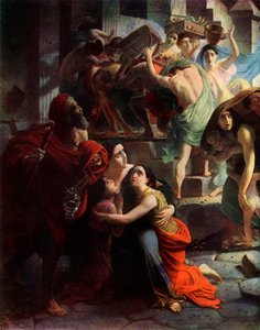Pompejis sidste dag, 1833, detalje, 1965. af Karl Pavlovich Bryullov