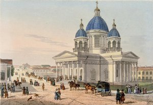 Trinity Cathedral of the Izmailovsky Regiment i Sankt Petersborg, 1836