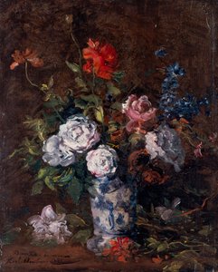 Kukkakimppu af Karl Pierre Daubigny