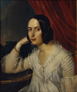 Portrait of Natalia Alekseevna Tuchkova-Ogareva 1829-1913, 1842dani