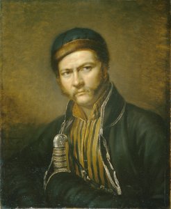 Portrait of the painter Alexander Orlowski 1777-1832, 1815dani