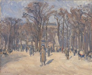 martsdag i Le Jardin du Luxembourg, Paris