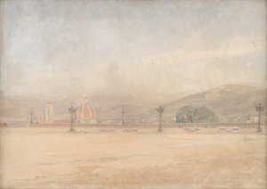 Piazzale Michelangelo nær Firenze