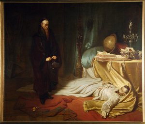 Baptiste Seni af Wallensteins døde legeme, fra Wallenstein-trilogien af Friedrich Schiller
