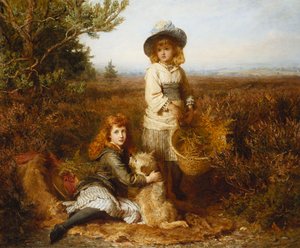 Blandt bregnerne, 1877