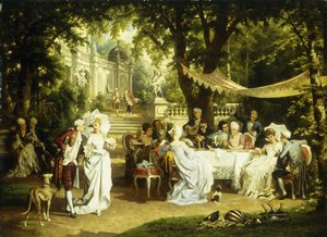 Havefesten, af Karl or Carl the Younger Schweninger