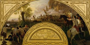Slaget ved Piacenza 1746 af Karl von Blaas