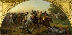 Slaget ved Kolin 1757 af Karl von Blaas