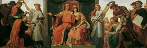Leopold den Glorværdige som protektor for kunst og videnskab af Karl von Blaas