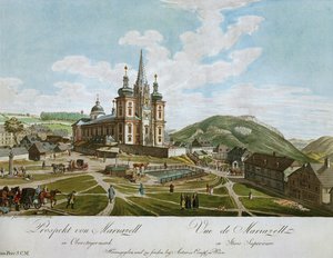 Mariazell klosterkirke af Karl von Schutz
