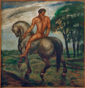 Morning Rider (Lone Rider) af Karoly Kernstok