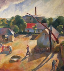 En bondeby af Karoly Patko