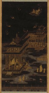 Amida Buddha Amitabhas paradis, Heyan-perioden, 794-85. af Kasuga Kaishi
