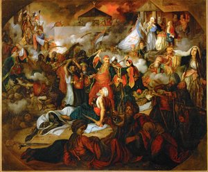 Erobringen af Beograd i 1806 (olie på lærred) af Katarina Ivanovic