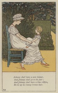 Johnny skal have en ny motorhjelm (farve litho) af Kate (after) Greenaway