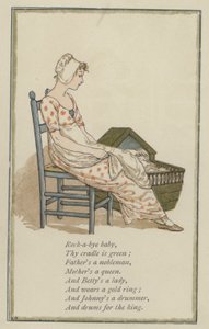 Rock-a-bye baby (farve litho)