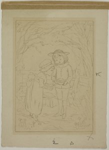 Opdagelse af fuglerede af Kate Greenaway