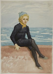 Eddie ved kysten af Kate Greenaway